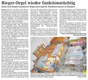 Hanauer Anzeiger, 22.08.2011